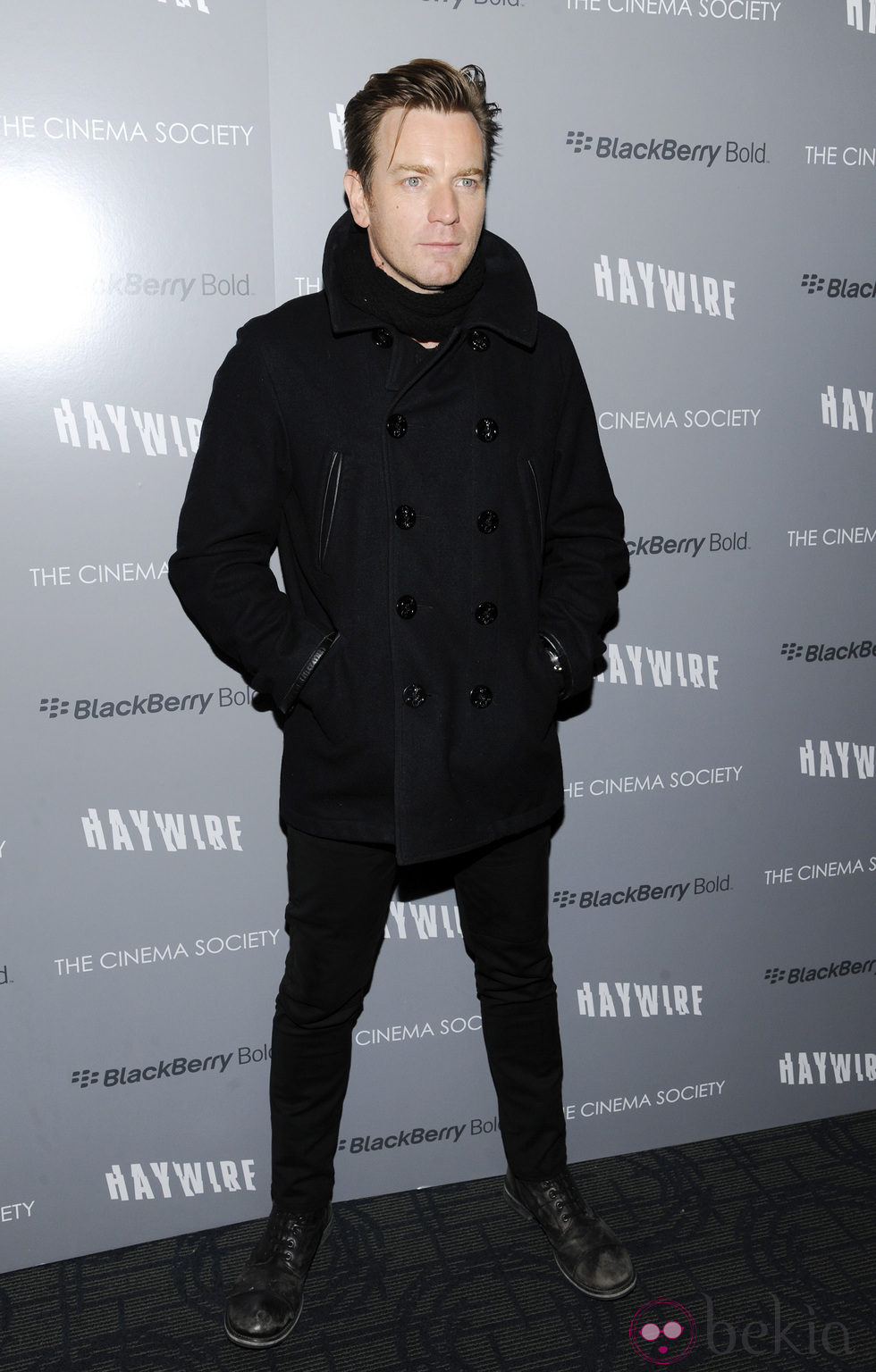 Ewan McGregor en el estreno de Haywire en Nueva York