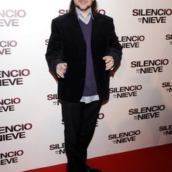 Santiago Segura en el estreno de 'Silencio en la nieve' en Madrid
