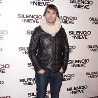 Ismael Beiro en el estreno de 'Silencio en la nieve' en Madrid
