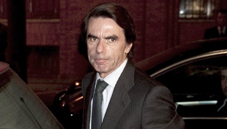 José María Aznar en el funeral de Ramón Rato en Madrid