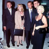 Los Larrañaga en la boda de Pedro Larrañaga en 1996