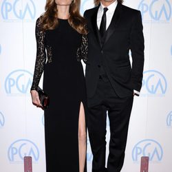 Angelina Jolie y Brad Pitt en la gala Asociación de productores