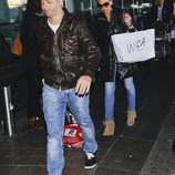 Belén Esteban y Fran Álvarez a su llegada a Madrid