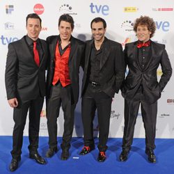 Pablo Puyol y Daniel Diges en los Premios José María Forqué 2012