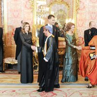 Los Reyes y los Príncipes de Asturias en la recepción al Cuerpo Diplomático