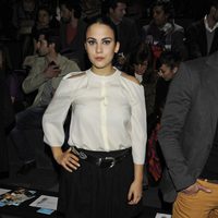 Alba García en el desfile de Devota y Lomba en Fashion Week Madrid
