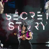 Jorge Javier Vázquez vestido de bruja en la gala del terror de 'Secret Story'