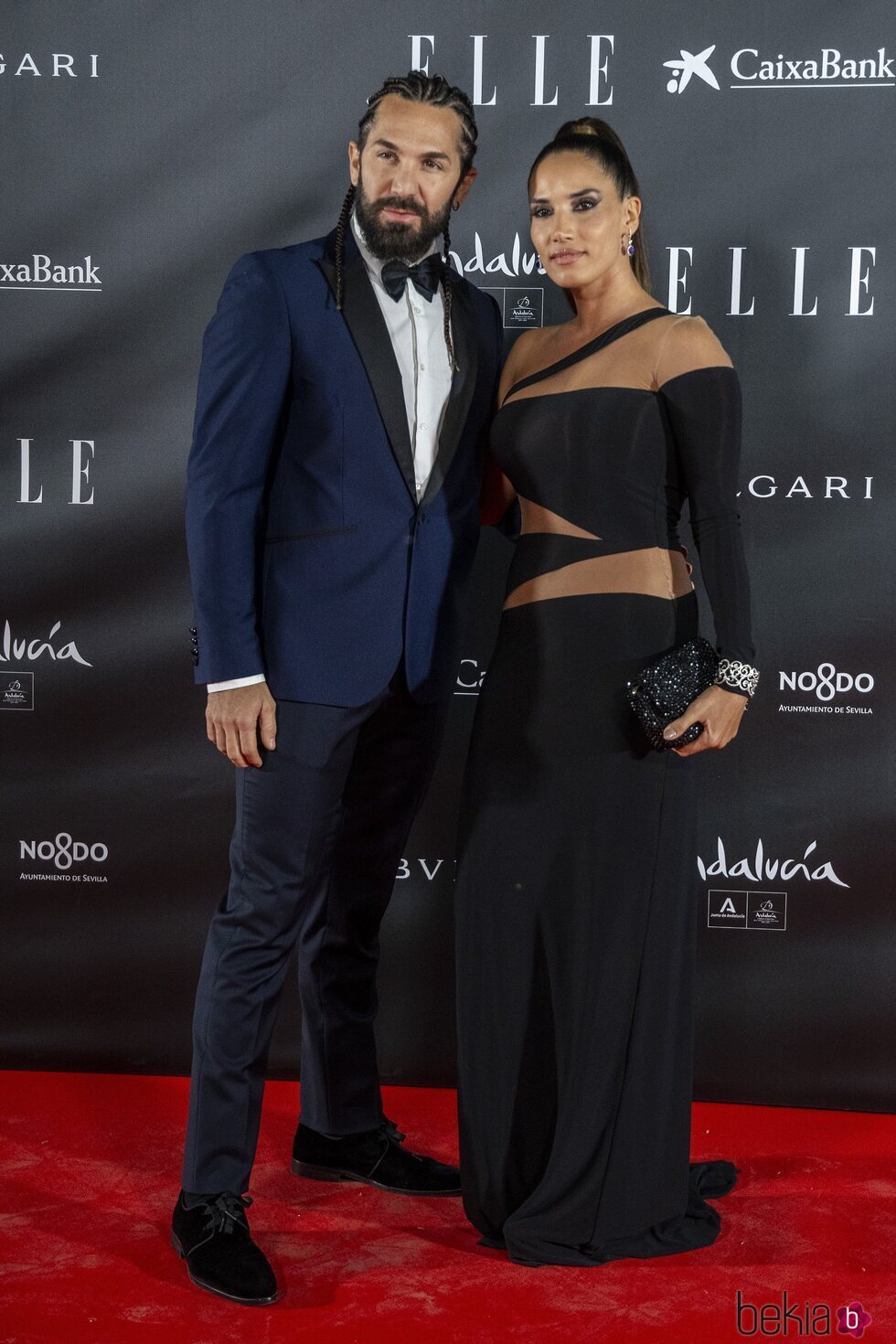 India Mártinez y su novio en los Premios Elle Style 2021 en Sevilla