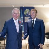 El Príncipe Carlos y Emmanuel Macron en la COP26