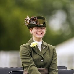 Lady Louise Mountbatten-Windsor durante su participación en Royal Windsor Horse Show