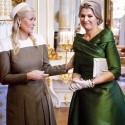 Mette-Marit de Noruega y Máxima de Holanda, muy cómplices en la Visita de Estado de los Reyes de Holanda a Noruega