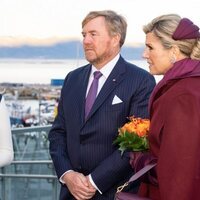 Guillermo Alejandro y Máxima de Holanda en Trondheim durante su Visita de Estado a Noruega