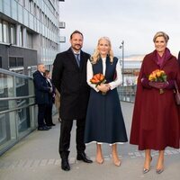 Haakon y Mette-Marit de Noruega y Guillermo Alejandro y Máxima de Holanda durante la Visita de Estado de los Reyes de Holanda a Noruega