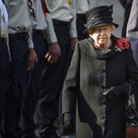 La Reina Isabel en la celebración del Día del Recuerdo
