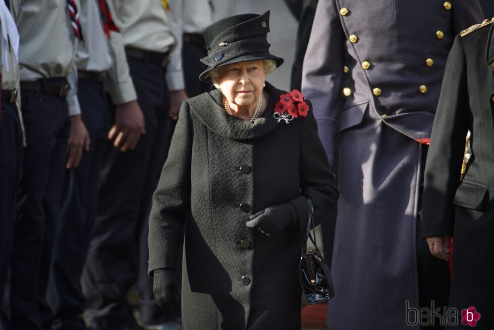 La Reina Isabel en la celebración del Día del Recuerdo