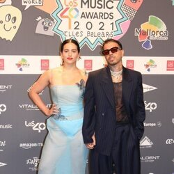 Rosalía y Rauw Alejandro en Los 40 Music Awards 2021 Illes Balears