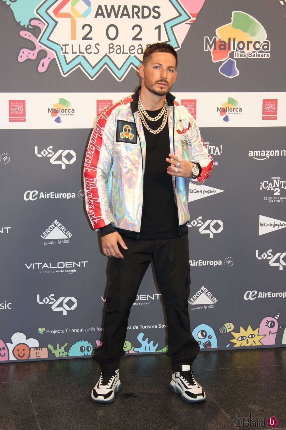 Nyno Vargas en Los 40 Music Awards 2021 Illes Balears