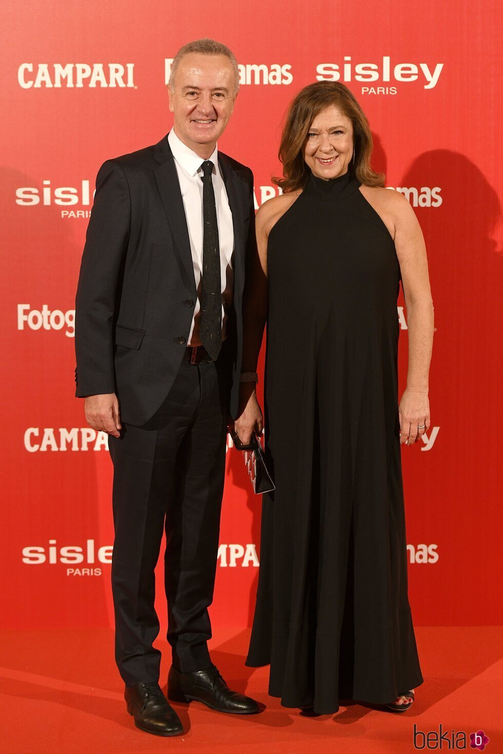 Carlos Hipólito y su mujer en los premios Fotogramas de Plata 2020