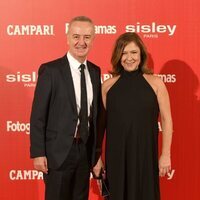 Carlos Hipólito y su mujer en los premios Fotogramas de Plata 2020