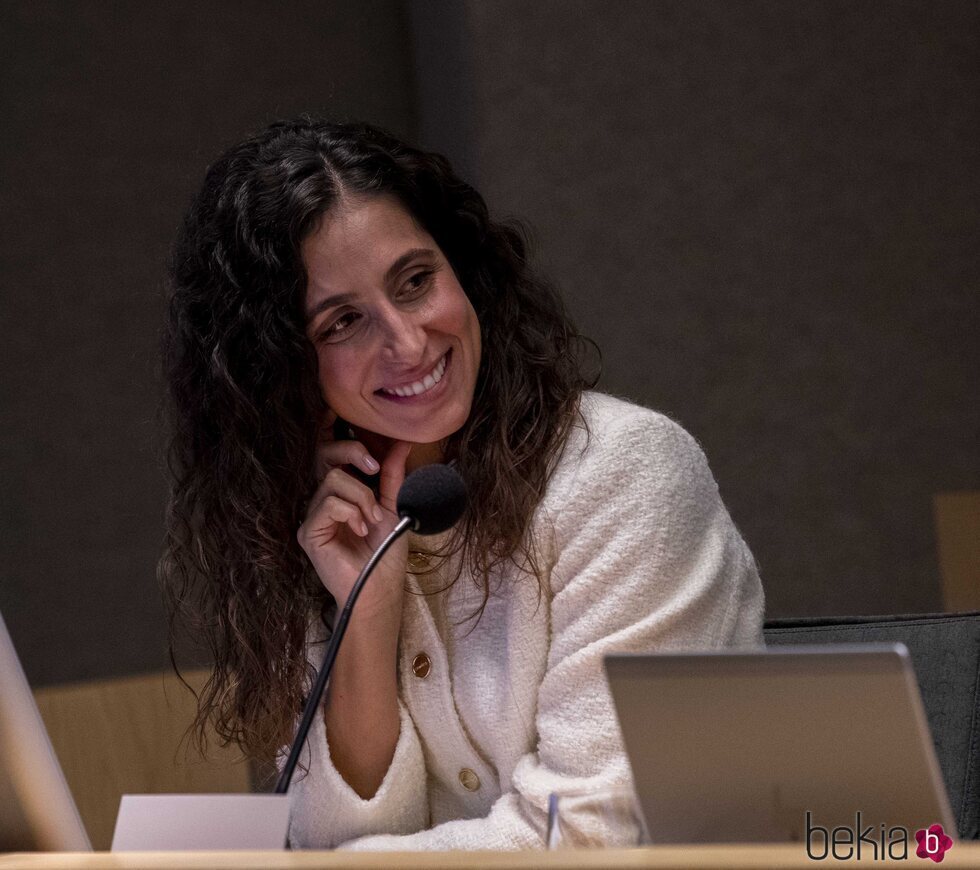 Xisca Perelló, sonriente en la presentación de los nuevos proyectos de la Fundación Rafa Nadal