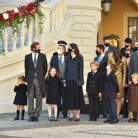 Los hijos y nietos de Carolina de Mónaco en el Día Nacional de Mónaco 2021
