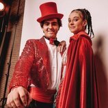 Victoria Federica y Jorge Bárcenas disfrazados de temática circense