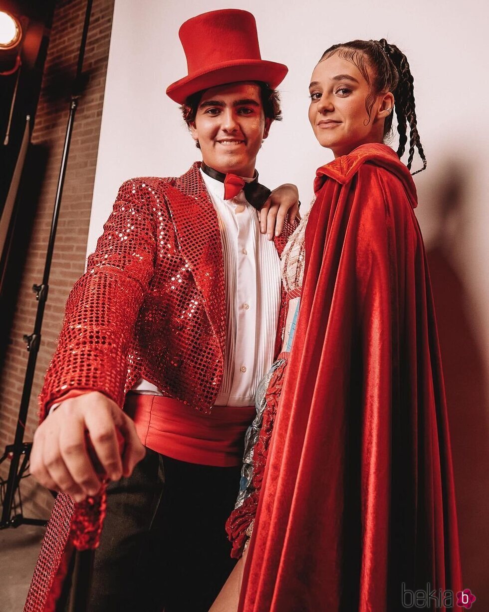 Victoria Federica y Jorge Bárcenas disfrazados de temática circense