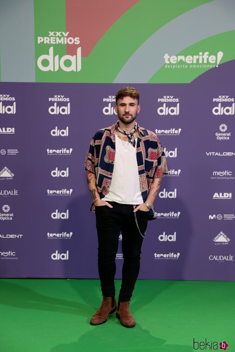 Dani Fernández en los Premios Cadena Dial 2021