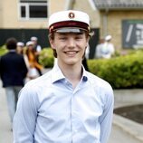 Félix de Dinamarca en su graduación