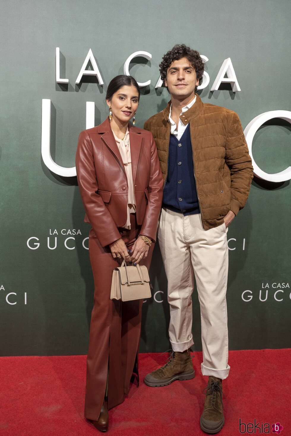 María García de Jaime y Tomás Páramo en la premiere de 'House of Gucci'