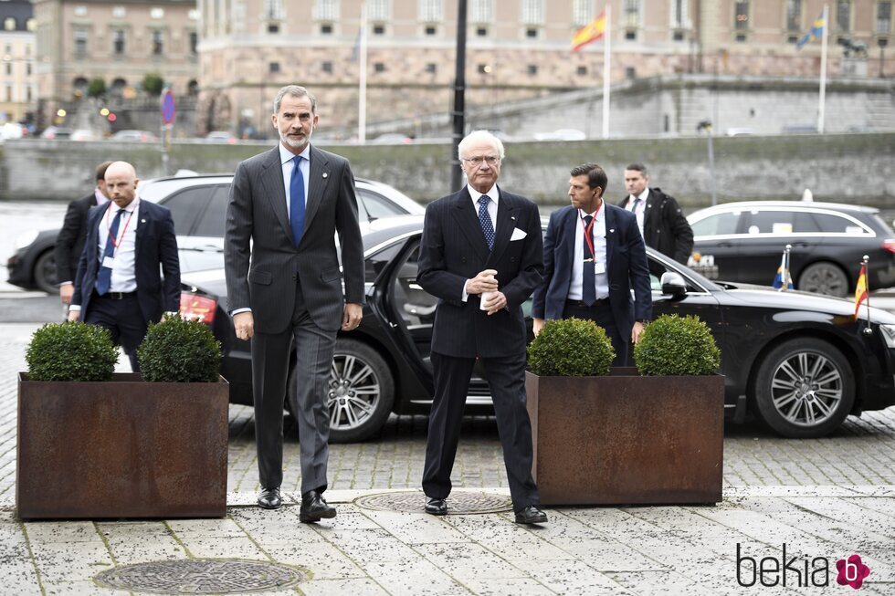 El Rey Felipe y Carlos Gustavo de Suecia en la inauguración del Encuentro Empresarial España-Suecia