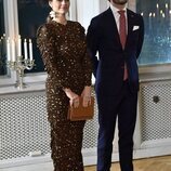 Carlos Felipe y Sofia de Suecia en la Residencia de la Embajada de España por la Visita de Estado de los Reyes de España a Suecia