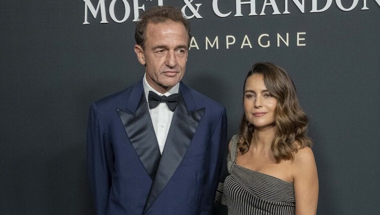 Alessandro Lequio y María Palacios en la fiesta Moët & Chandon Effervescence 2021 de Madrid