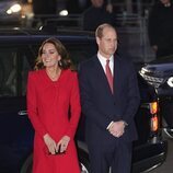 El Príncipe Guillermo y Kate Middleton en el concierto de villancicos Together At Christmas