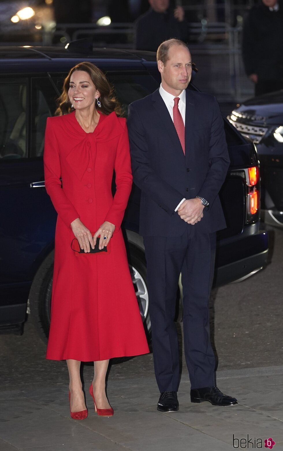 El Príncipe Guillermo y Kate Middleton en el concierto de villancicos Together At Christmas