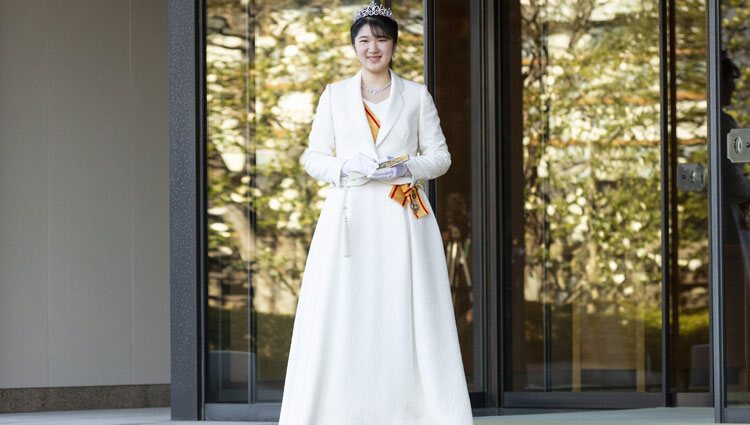 Aiko de Japón, muy sonriente en la ceremonia por su mayoría de edad