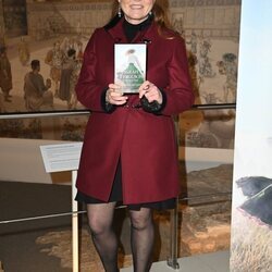 Sarah Ferguson en la presentación de su novela en Roma