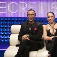 Luis Rollán y Sandra Pica durante la gala 15 de 'Secret Story'