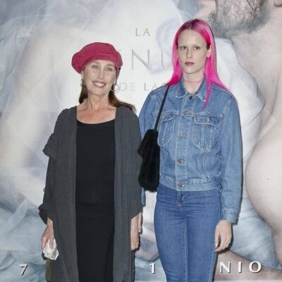 Verónica Forqué y su hija María en el estreno de 'La venus de las pieles'