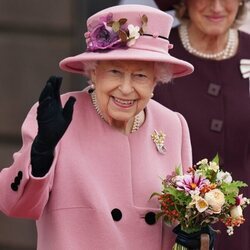 La Reina Isabel en la Apertura del Parlamento de Gales