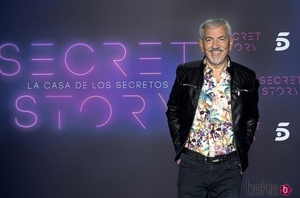 Carlos Sobera en la presentación de 'Secret Story 2'
