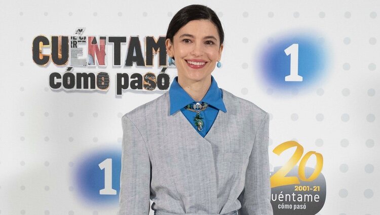 Irene Visedo en la presentación de la temporada 22 de 'Cuéntame'
