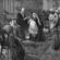 La Reina Victoria Eugenia en su bautizo sostenida por la Reina Victoria en Balmoral