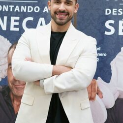 Miguel Frigenti en el estreno de la obra de teatro de Jorge Javier Vázquez 'Desmontando a Séneca'
