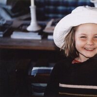 Ingrid Alexandra de Noruega, muy sonriente cuando era pequeña