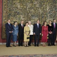 La Familia Real Española en el 70 cumpleaños del Rey Juan Carlos