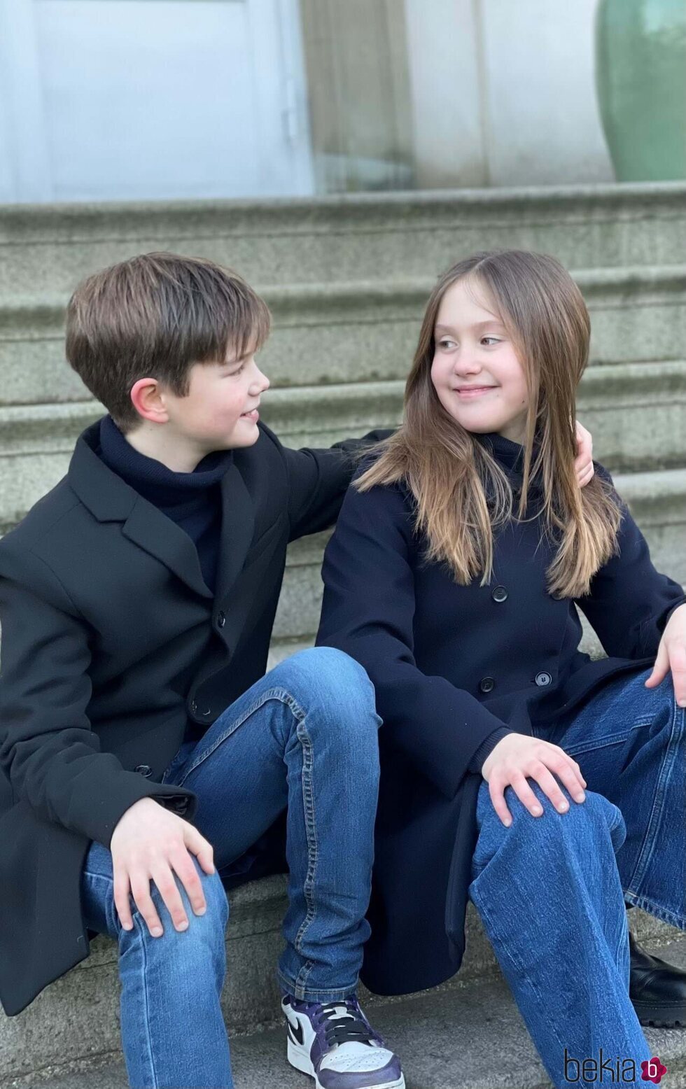 Vicente y Josefina de Dinamarca, muy cariñosos en su 11 cumpleaños