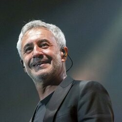 Sergio Dalma, sonriente durante su concierto en el Wizink Center de Madrid