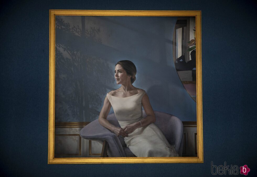 Retrato de Mary de Dinamarca por su 50 cumpleaños