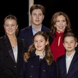 Mary de Dinamarca y sus hijos en el programa especial por el 50 cumpleaños de Mary de Dinamarca